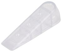 Prosource FE-50932-PS Door Stop, 1 in W x 4 in L x-1/4 in H Projection, Rubber, Clear