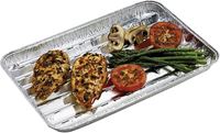 GrillPro 50426 Grilling Tray, Heavy-Duty, Aluminum, Pack of 12