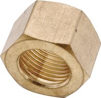 Anderson Metals 730061-05 Nut, 5/16 in, Compression, Brass, Pack of 10