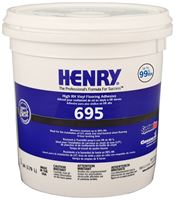 Henry 695 Series 32079 Flooring Adhesive, Paste, Mild, 1 gal, Pack of 4