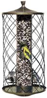 Perky-Pet 735 Wild Bird Feeder, 15-1/2 in H, 3 lb, Plastic, Black, Hanging Mounting