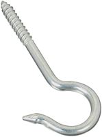 National Hardware 2040BC N220-509 Ceiling Hook, 60 lb Working Load, #3, Steel, Zinc, Pack of 20