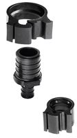 Flair-It PEXLOCK 30772 Reducing Coupling, 1 x 1/2 in, Black, 100 psi Pressure