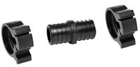 Flair-It PEXLOCK 30771 Coupling, 1 in, Black, 100 psi Pressure