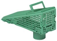 Frost King W103/12 Wedge Downspout Screen, Plastic, Green