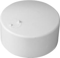 IPEX 414263BC Sewer Pipe Cap, 3 in, Hub, PVC, White