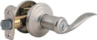 Kwikset Signature Series 740TNL 15SMTRCAL/R Entry Lever, Satin Nickel, Zinc, Residential, Re-Key Technology: SmartKey