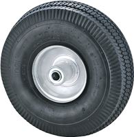 ProSource CW/GS-3339 Hand Truck Wheel, Tube, 10 x 3-1/2 in Tire, 1-1/2 in Dia Hub, Rubber