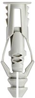 Cobra Anchors 171S Wall Anchor, Polyethylene, Chrome, 35 lb