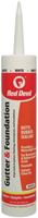 Red Devil 0697 Gutter and Foundation Sealant, White, Viscous Paste, 10.1 fl-oz Cartridge, Pack of 12