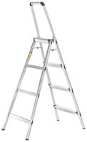 Xtend+Climb FT-4 Ultralight Step Stool, 64 in H, 4-Step, 225 lb, Aluminum