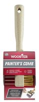 Wooster 1832 Painters Comb, 1 in L Trim, Brass Trim, Polypropylene Handle