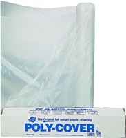 Orgill Poly 4X14-C Poly Film, 100 ft L, 14 ft W, Clear