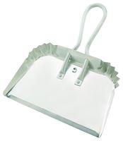 Quickie 428 Dustpan, 17 in L, 18 in W, Aluminum, Silver