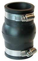 Fernco PXJ-150 Expansion Joint Coupling, 1-1/2 in, PVC, 4.3 psi Pressure