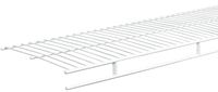 ClosetMaid 1361 Wire Shelf, 60 lb, 1-Level, 12 in L, 72 in W, Steel, White, Pack of 6