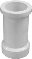 Canplas 193464 Pipe Adapter, 4 x 3 in, Spigot x Hub, PVC, White