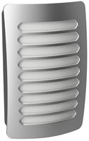 AmerTac Louver Decoplug NL-DPLV-N Night Light, 120 V, 0.9 W, LED Lamp, Warm White Light, 2 Lumens, 3000 K Color Temp