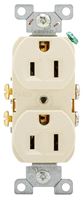 Eaton Wiring Devices CR15LA Duplex Receptacle, 2 -Pole, 15 A, 125 V, Side Wiring, NEMA: 5-15R, Light Almond, Pack of 10
