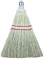 Chickasaw 19 Whisk Broom, 4 in Sweep Face, 7-1/2 in L Trim, Palmyra Fiber Bristle, 11-3/4 in OAL