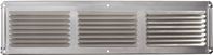 Master Flow EAC16X4 Undereave Vent, 4 in L, 16 in W, 26 sq-ft Net Free Ventilating Area, Aluminum, Mill, Pack of 36