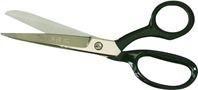 Crescent Wiss 427N Industrial Scissor, 7-1/8 in OAL, 2-3/4 in L Cut, Nickel Blade, Bent Handle, Black Handle