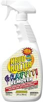 Krud Kutter GR326 Graffiti Remover, Liquid, Mild, Clear, 32 oz, Pack of 6