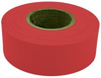 CH Hanson 17021 Flagging Tape, 300 ft L, 1-3/16 in W, Red, Polyethylene