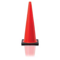 JBC Revolution RS RS90045CT Traffic Safety Cone, 36 in H Cone, PVC Cone, Fluorescent Orange Cone