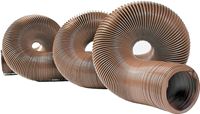 Camco 39631 Sewer Hose, 20 ft Extended, 32 in Compressed L, HTS Vinyl, Brown, Pack of 3