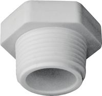 IPEX 435623 Pipe Plug, 3/4 in, MPT, PVC, White, SCH 40 Schedule
