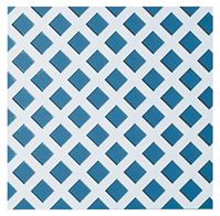 UFP 275429/148262 Lattice Panel, 2 ft W, 8 ft H, PVC, White