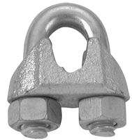 BARON 260-1 Wire Rope Clip, Malleable Iron, Galvanized, Pack of 5