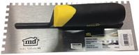 M-D 49110 Tile Installation Trowel, 11 in L, 4-1/2 in W, Square Notch, Comfort-Grip Handle