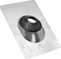 Hercules No-Calk Series 11854 Roof Flashing, 12-1/2 in OAL, 9 in OAW, Galvanized Steel, Pack of 6