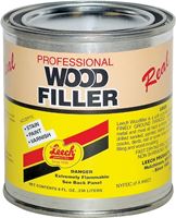 Leech Adhesives LWF-68 Wood Filler, Liquid, Solvent, Natural, 8 fl-oz Can