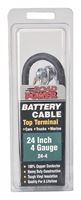 CCI Maximum Energy 24-4 Battery Cable, 4 AWG Wire, Black Sheath