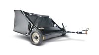 Agri-Fab 45-0320 Lawn Sweeper, 13.2 cu-ft Hopper, 5.1:1 Brush to Wheel Ratio, 4-Brush, Clear