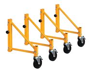 Metaltech Jobsite Series I-CISO4 Outrigger Set, Steel, Powder-Coated