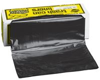 Warps FLEX-O-BAG HB55-30 Trash Can Liner, 55 gal Capacity, Plastic, Black