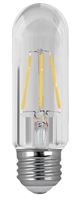 Feit Electric BPT1040/927CA LED Bulb, Linear, T10 Lamp, 40 W Equivalent, E26 Lamp Base, Dimmable, Clear