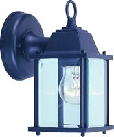 Boston Harbor AL1037-53L Outdoor Wall Lantern, 120 V, 60 W, A19 or CFL Lamp, Aluminum Fixture, Black