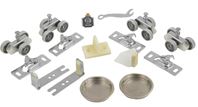 RENIN BP831BB-07200-AL Hardware and Track Set, 72 in L Track, Aluminum, For: Bypass Door