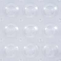 Kenney KN61292 Bath Mat, 31 in L, 15 in W, Vinyl, Clear