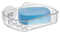 iDESIGN 19600 Suction Soap Cradle, Plastic, Clear