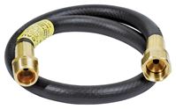 Mr. Heater F273716 Barbecue Hose, 22 in L, 3/8 in MIP x 3/8 in Female Flare, Thermoplastic