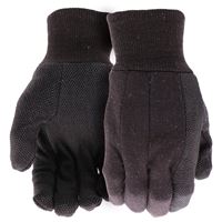 Boss B61021-L Indoor/Outdoor Work Gloves, Mens, L, 8 to 8-3/8 in L, Straight Thumb, Elastic Knit Wrist Cuff, Jersey