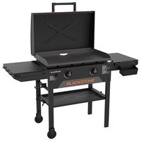 Blackstone 2287 Griddle with Hood, 24,000 Btu, Propane, 2-Burner, 524 sq-in Primary Cooking Surface