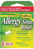 Lil DRUG STORE 20-366715-97273-0 Sinus Relief, 6 CT, Tablet, Pack of 6