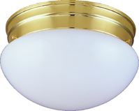 Boston Harbor F14BB02-8005-3L Two Light Round Ceiling Fixture, 120 V, 60 W, 2-Lamp, A19 or CFL Lamp